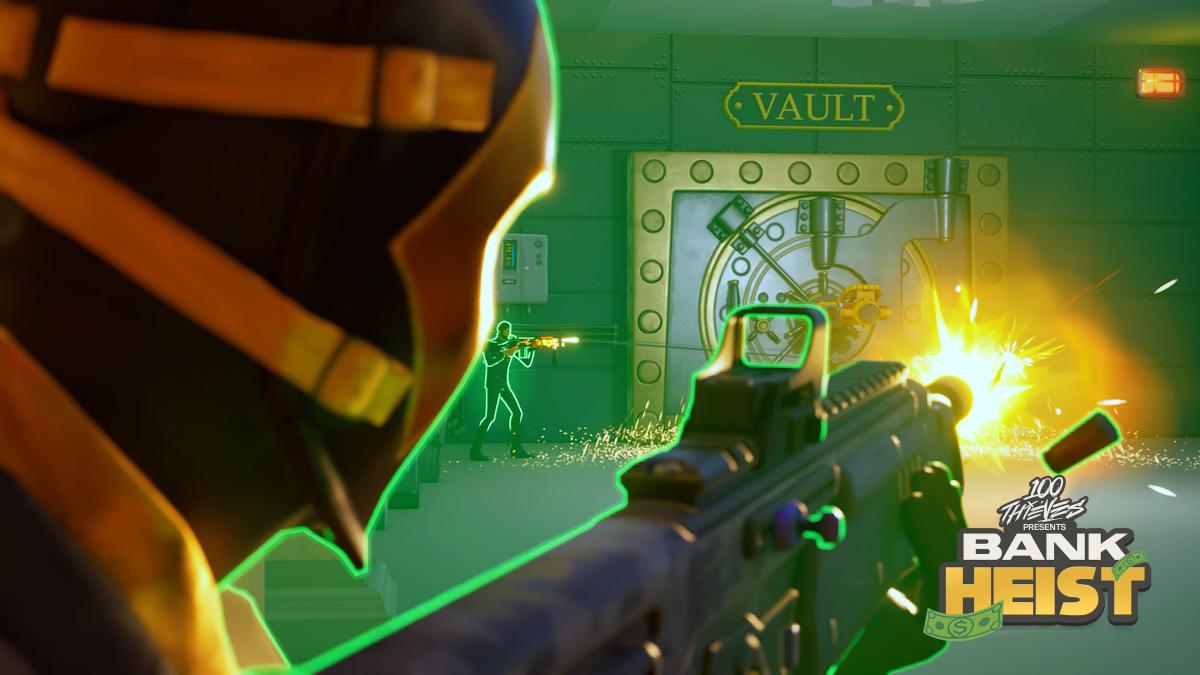 100 Thieves Bank Heist gameplay